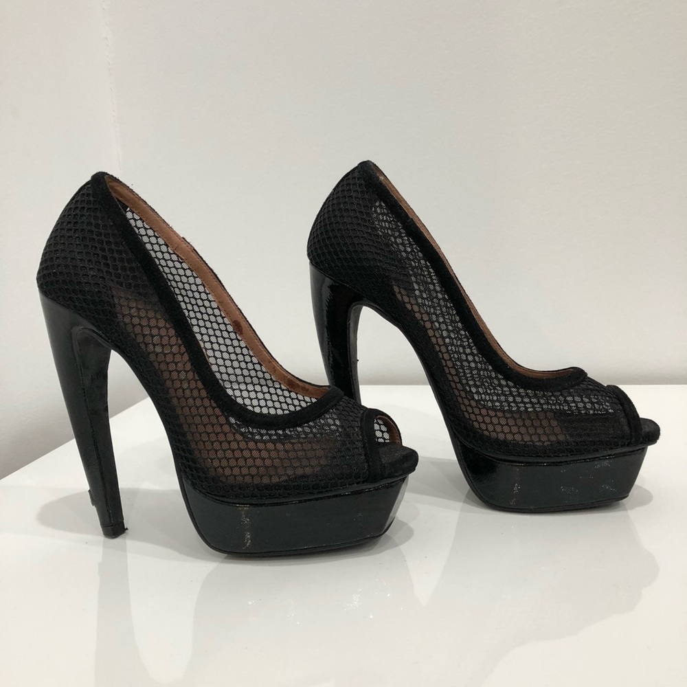 Jeffery Campbell High Heel Mesh Platforms